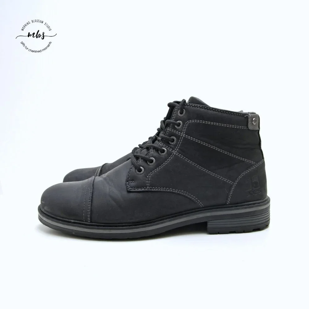Joe’s Jeans Pop n Cap High Top Boots in Black‎ Men Size 9.5